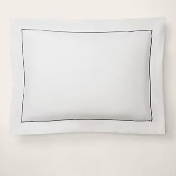 Ralph Lauren Organic Cotton Palmer Standard  Sham Loft Gray NEW - Picture 1 of 3